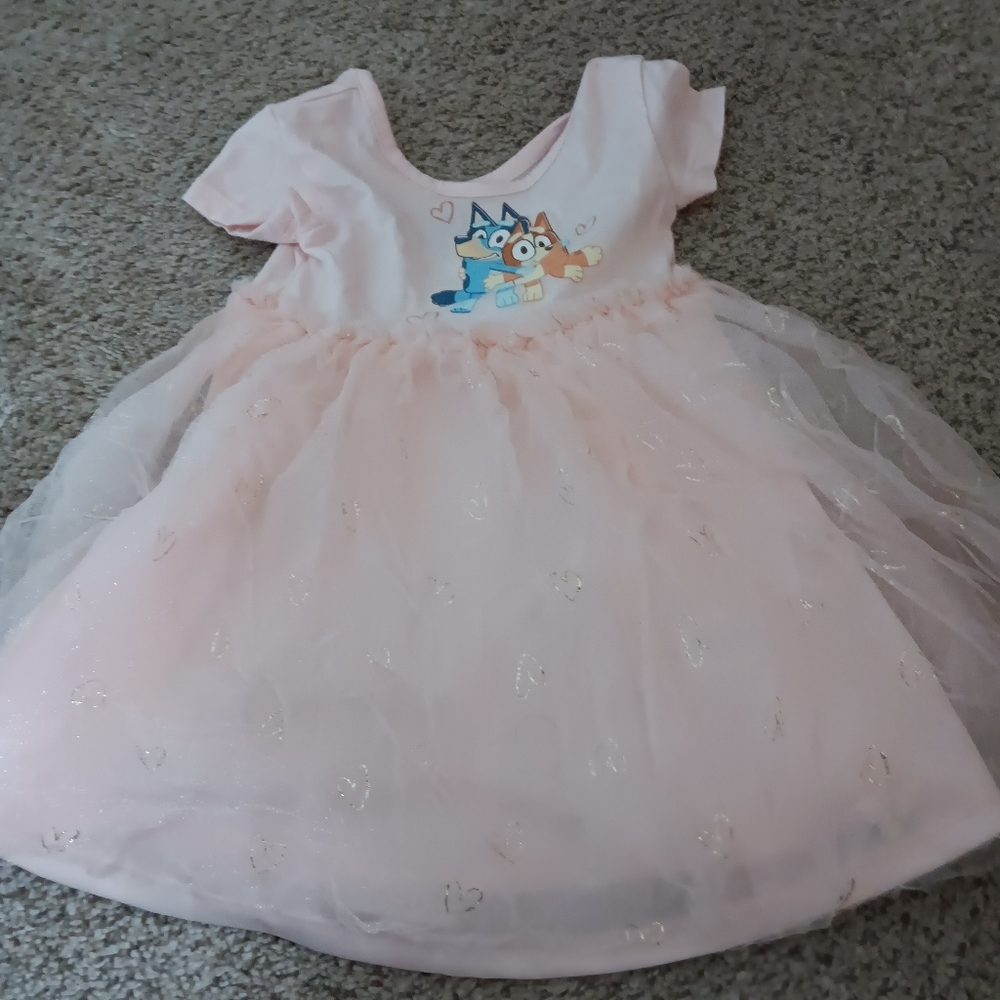Girls Bluey & Bingo Dress